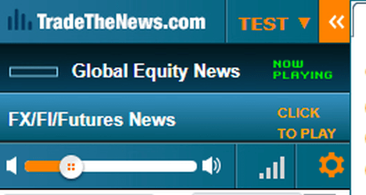 Trade The News live audio squawk